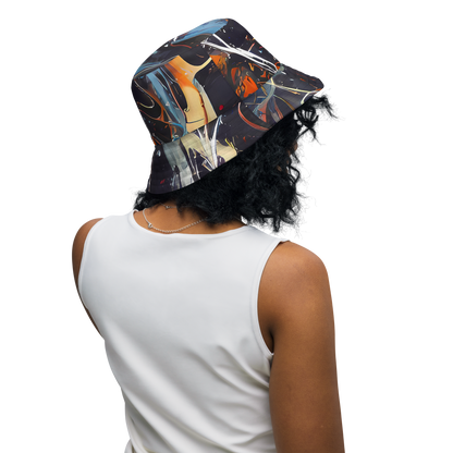 Reversible Bucket Hat - Neo-Splash Labyrinth