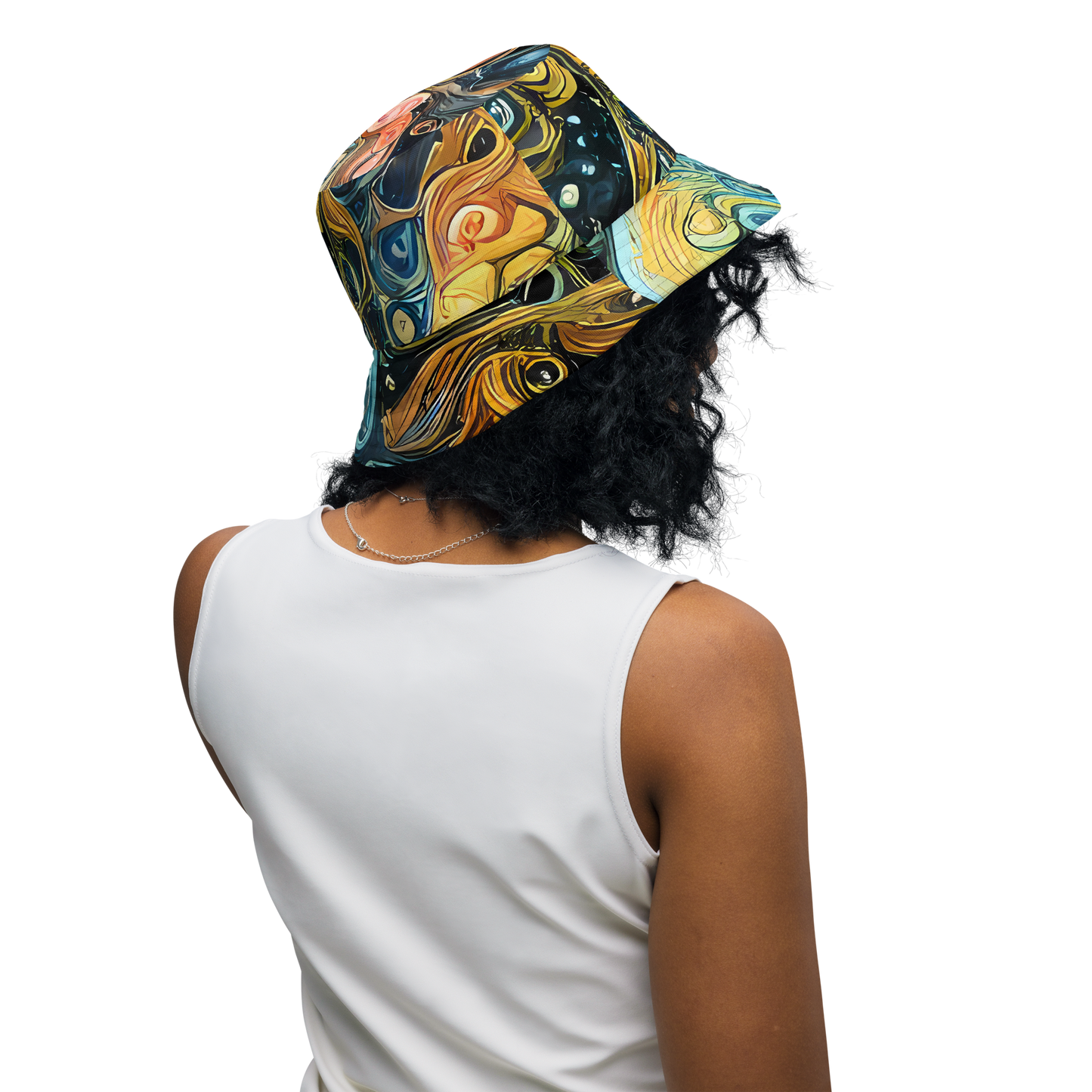 Reversible Bucket Hat - Wild Cosmos