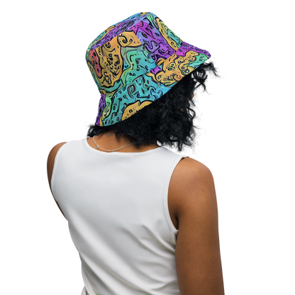 Reversible Bucket Hat - Intergalactic Graffiti