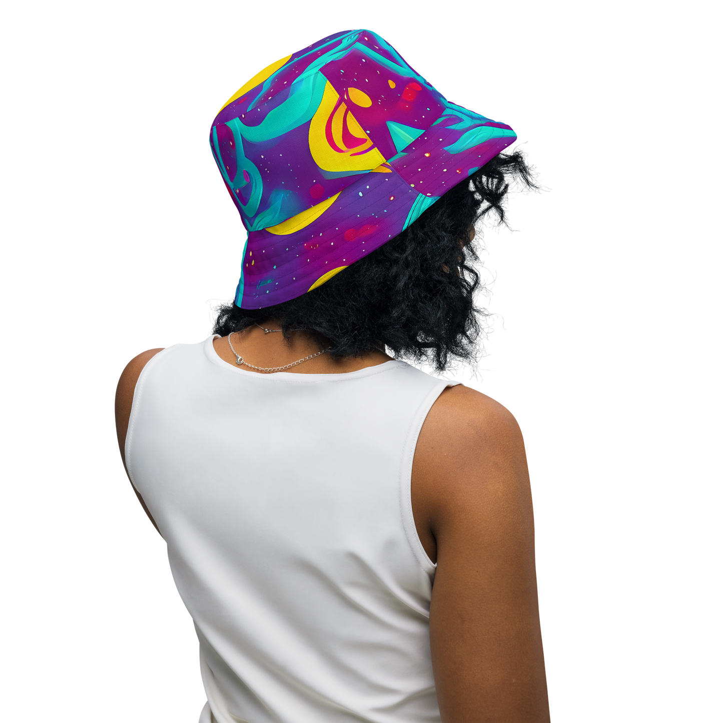 Reversible Bucket Hat - Cosmic Current