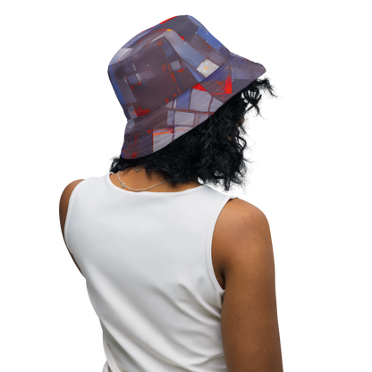 Reversible Bucket Hat - Cubist Rhythm