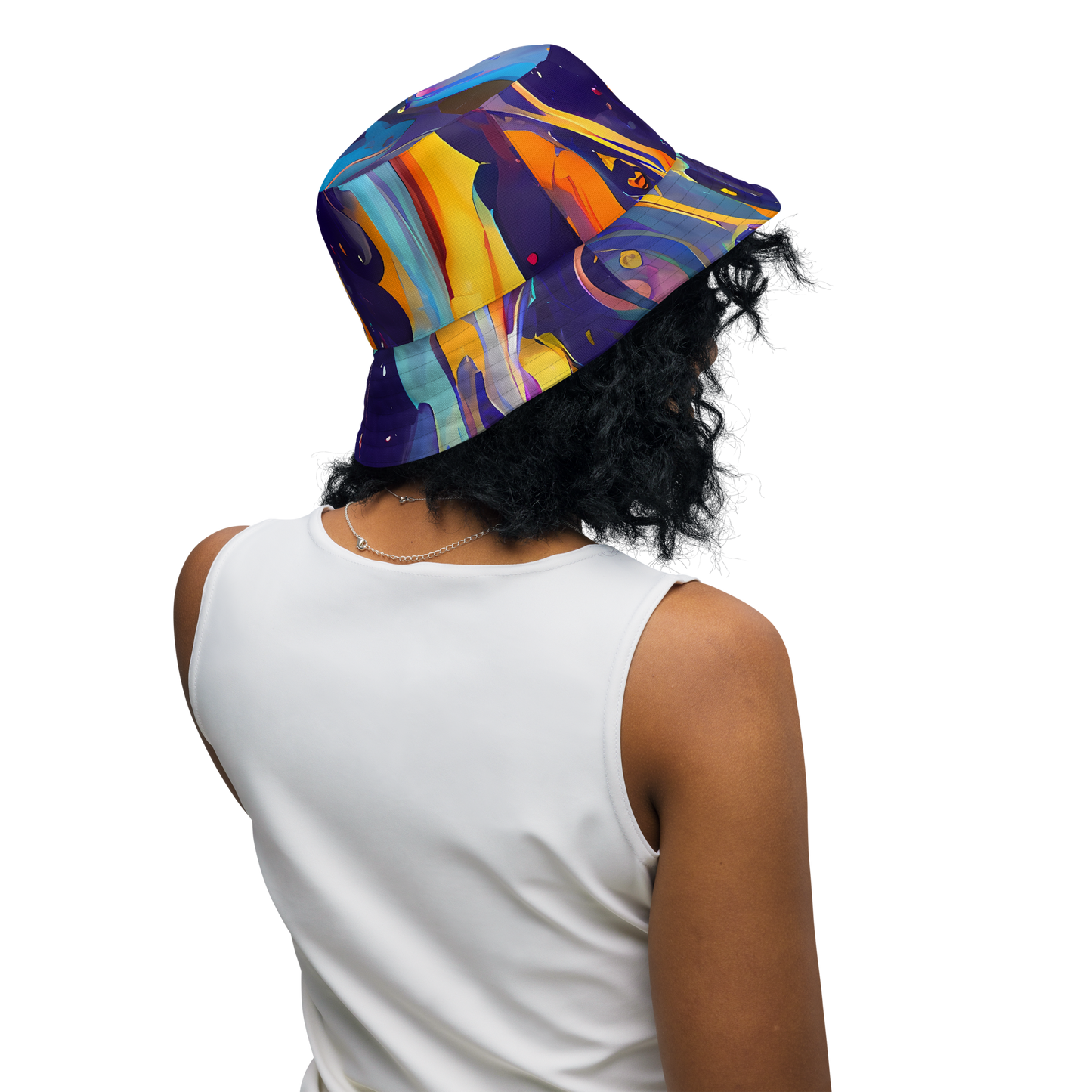 Reversible Bucket Hat - Whimsical Fusion