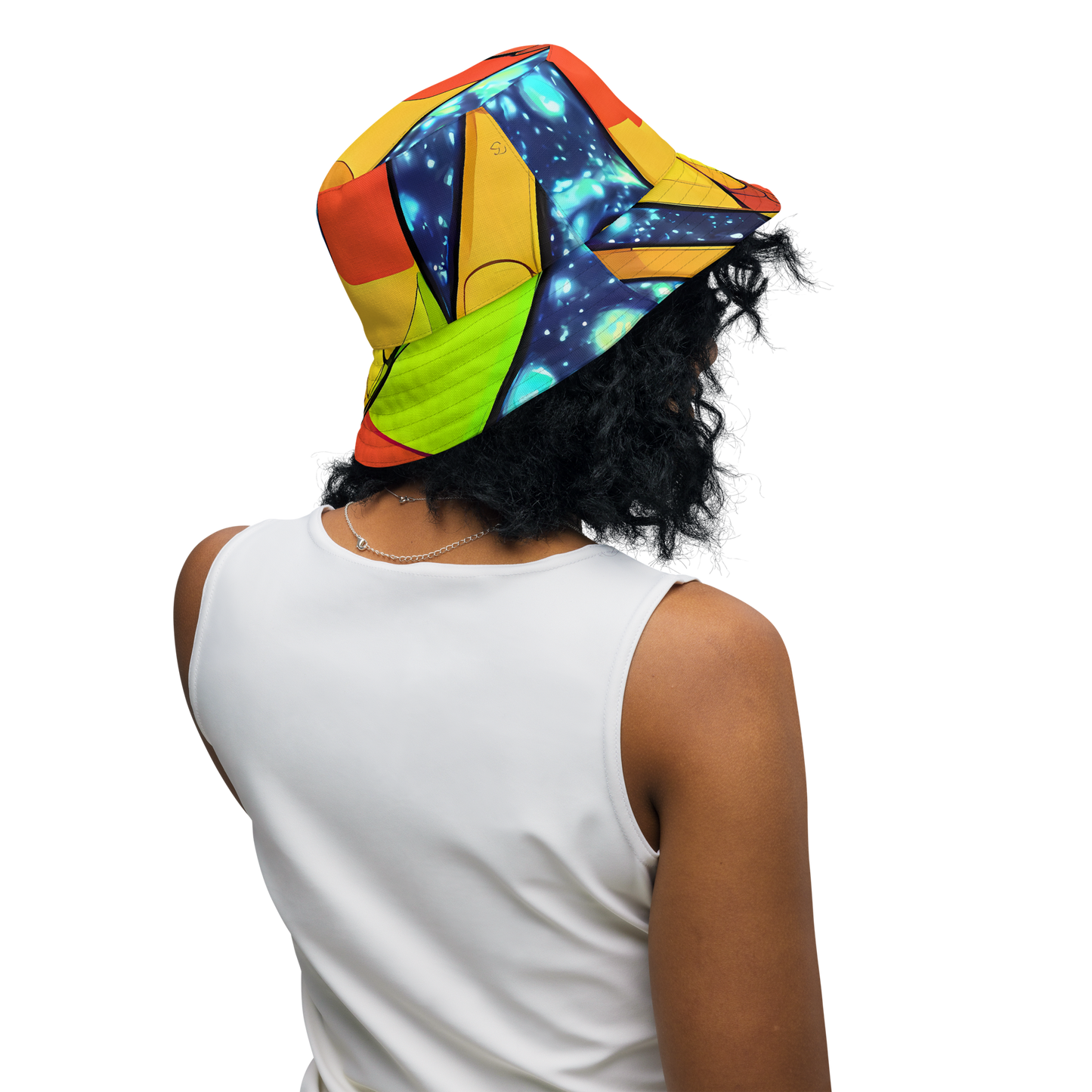 Reversible Bucket Hat - Cosmic Siblings