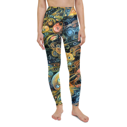 Yoga Leggings - Wild Cosmos