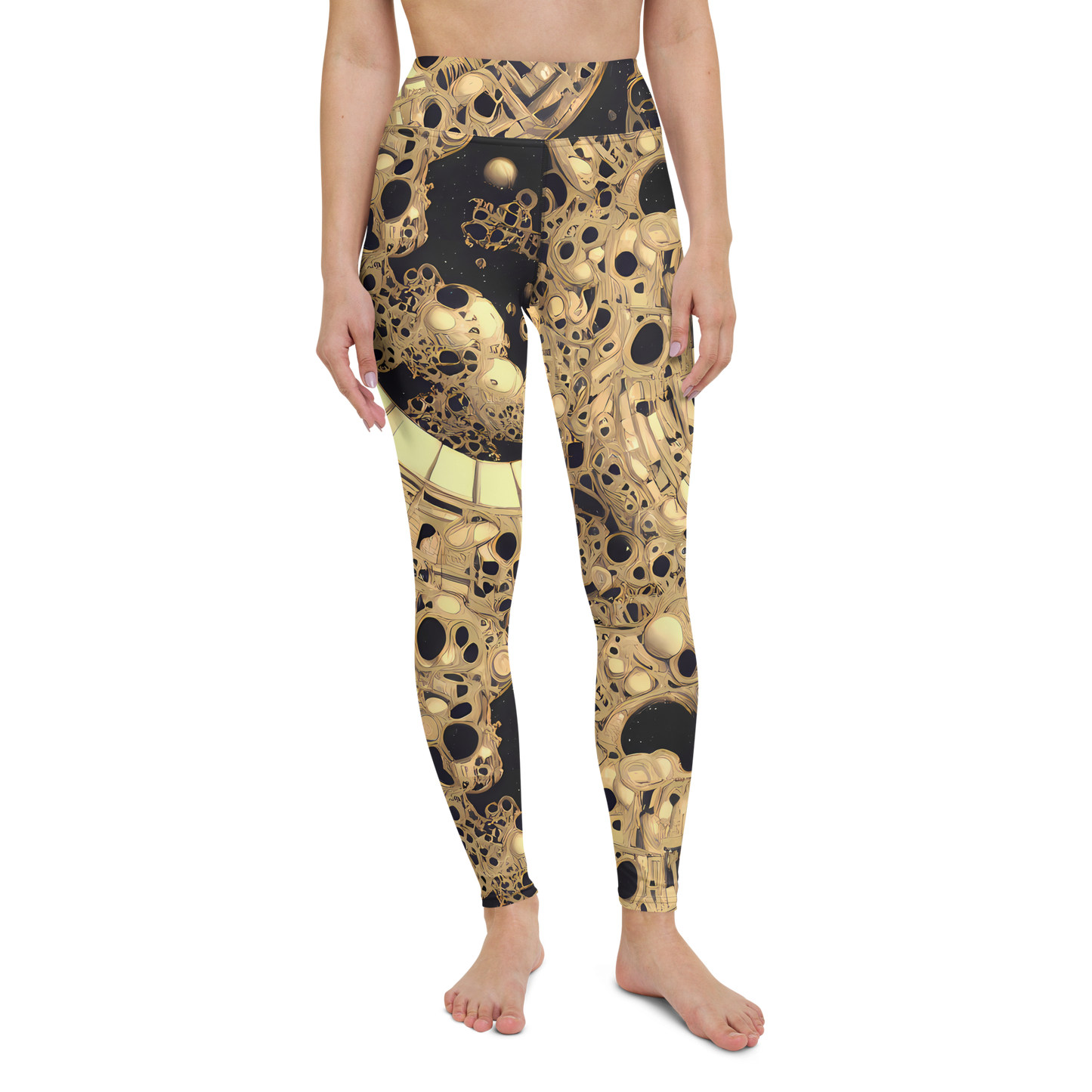 Yoga Leggings - Baroque Orbit