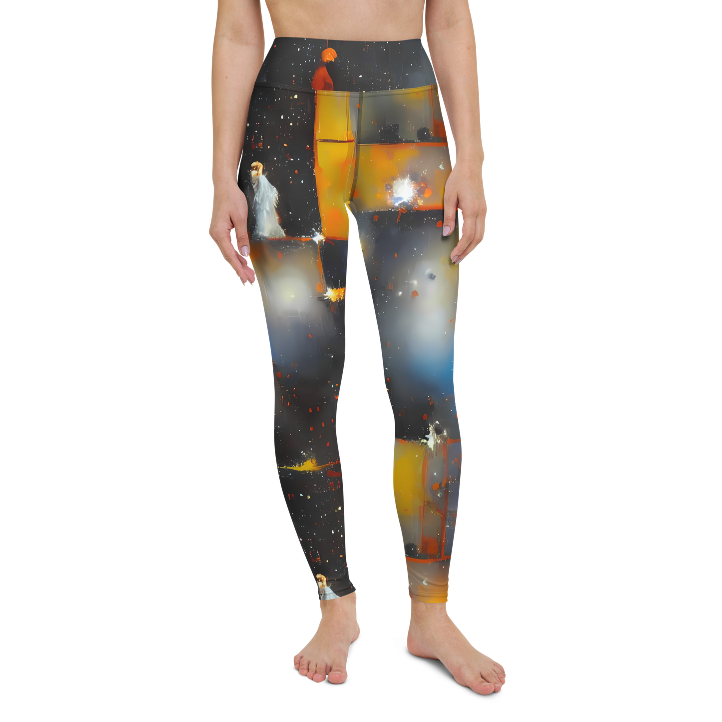 Yoga Leggings - Monet's Matrix