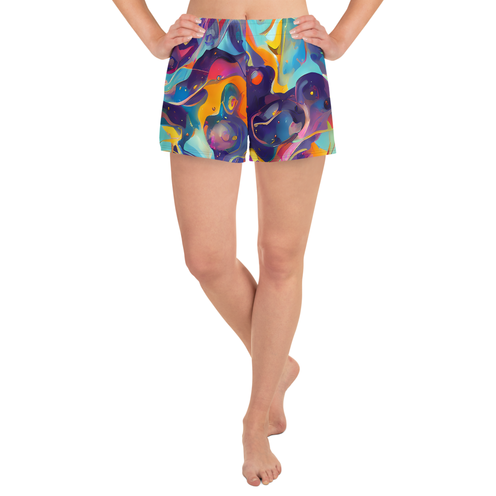 Women’s Athletic Shorts - Whimsical Fusion