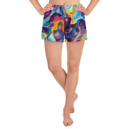 Women’s Athletic Shorts - Whimsical Fusion