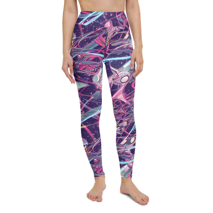 Yoga Leggings - Neo-Tokyo Twirl