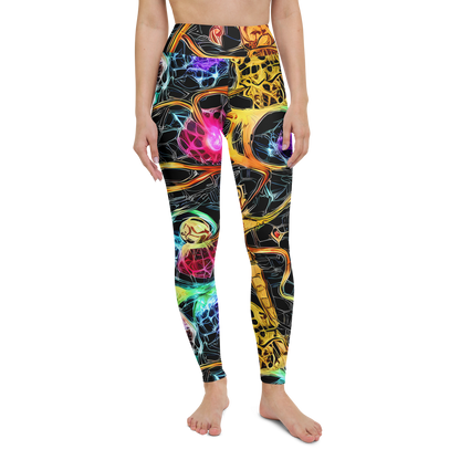 Yoga Leggings - Psychedelic Pulsar