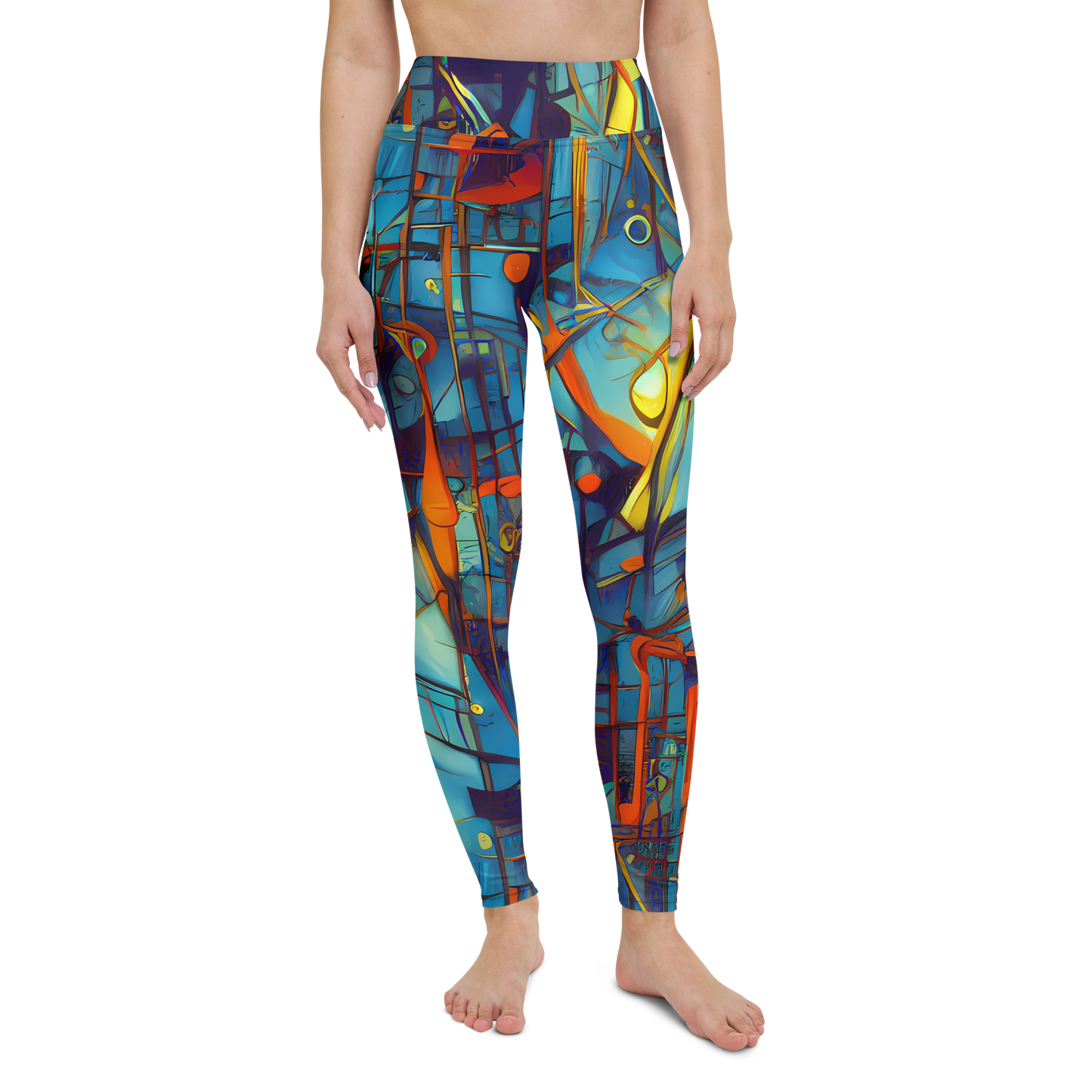 Yoga Leggings - Abstract Eddy