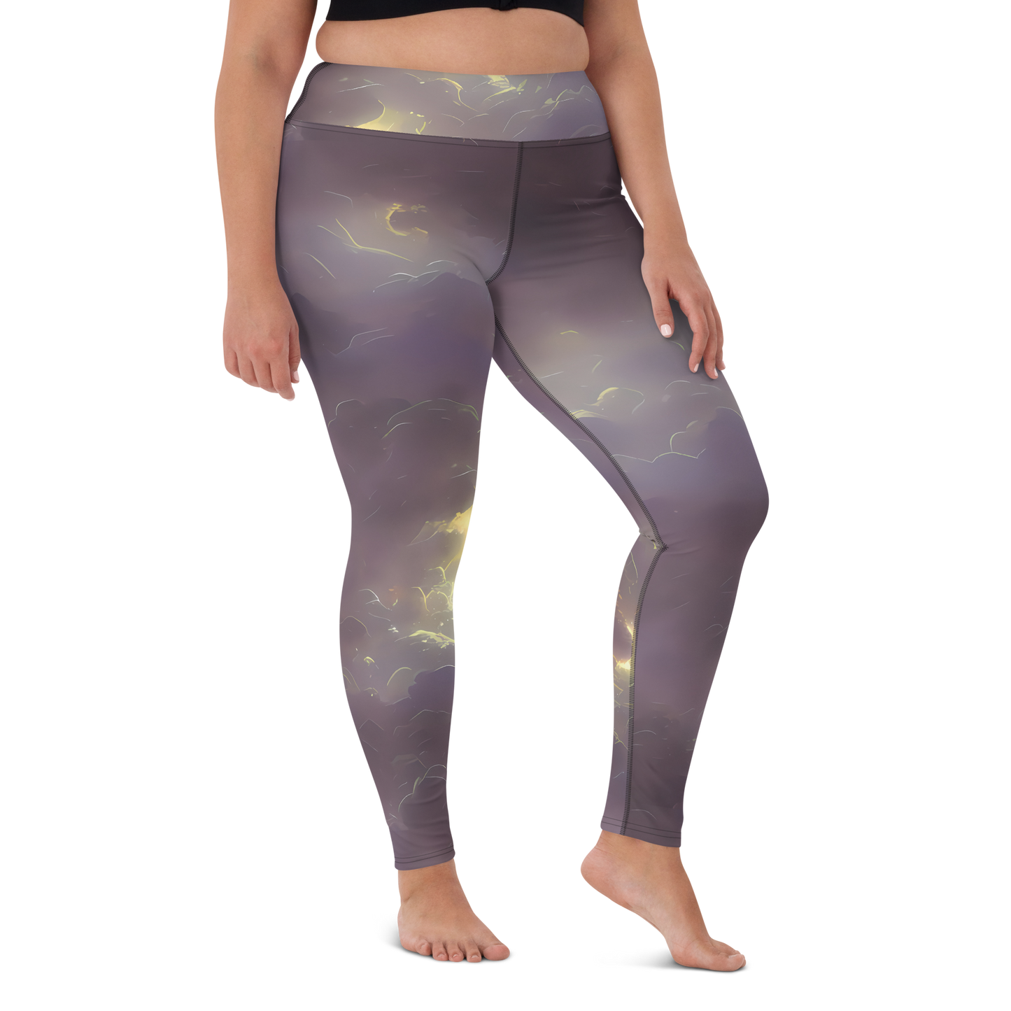 Yoga Leggings - Stormy Muse