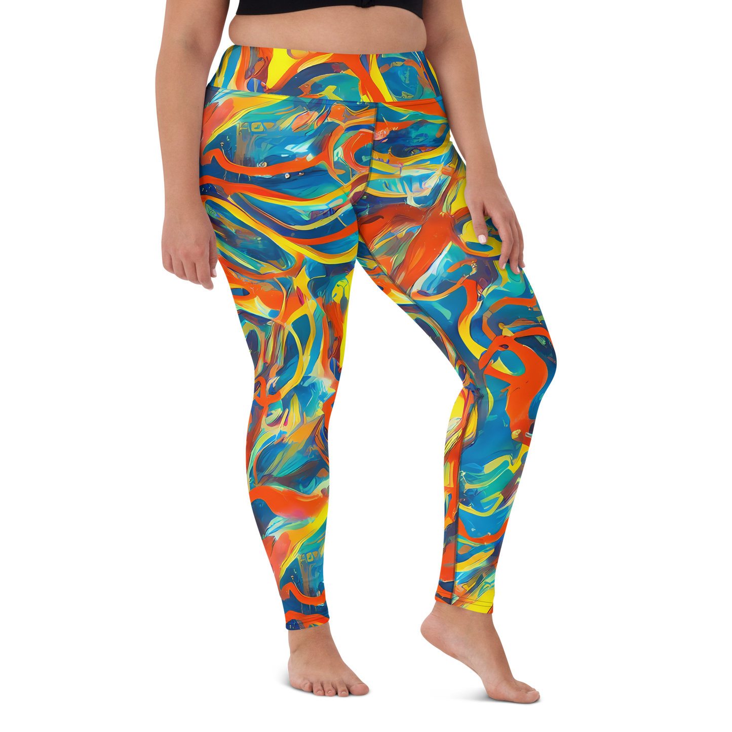 Yoga Leggings - Chromatic Fusion