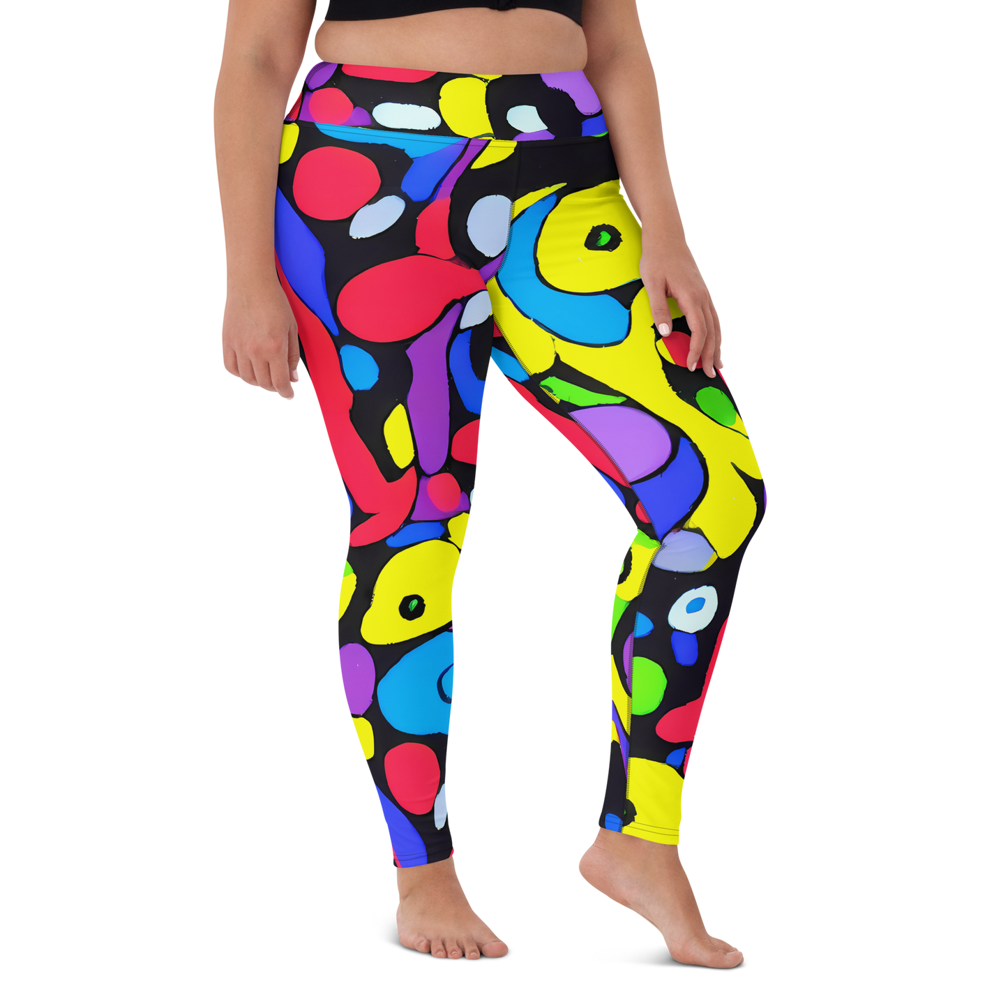 Yoga Leggings - Miró's Mosaic