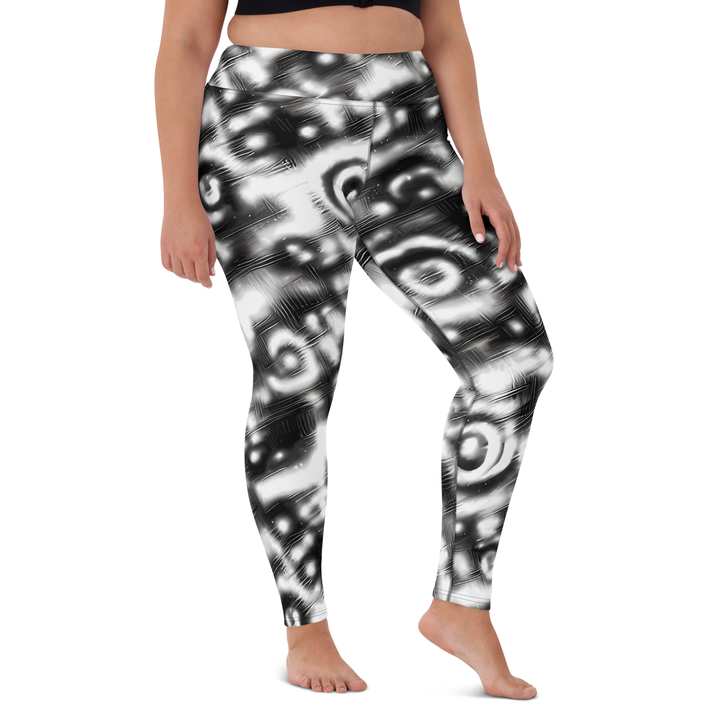 Yoga Leggings - Bernhard Swirl