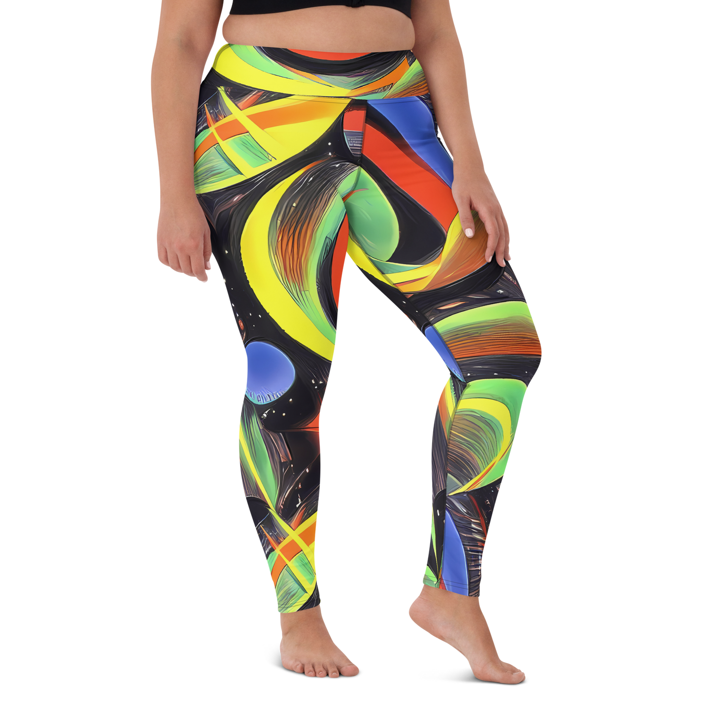 Yoga Leggings - Tenggren Whirl