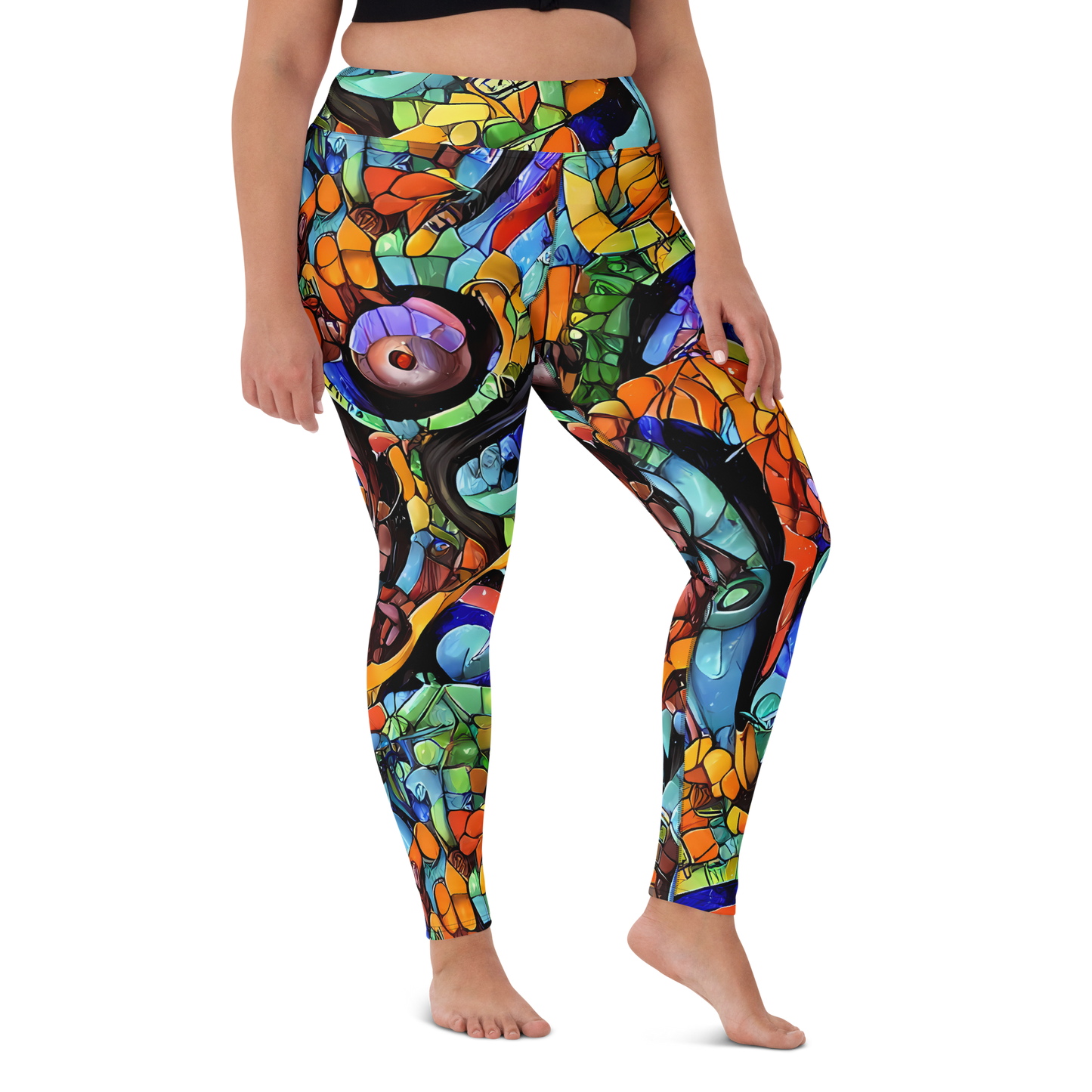 Yoga Leggings - Cascade Muralista