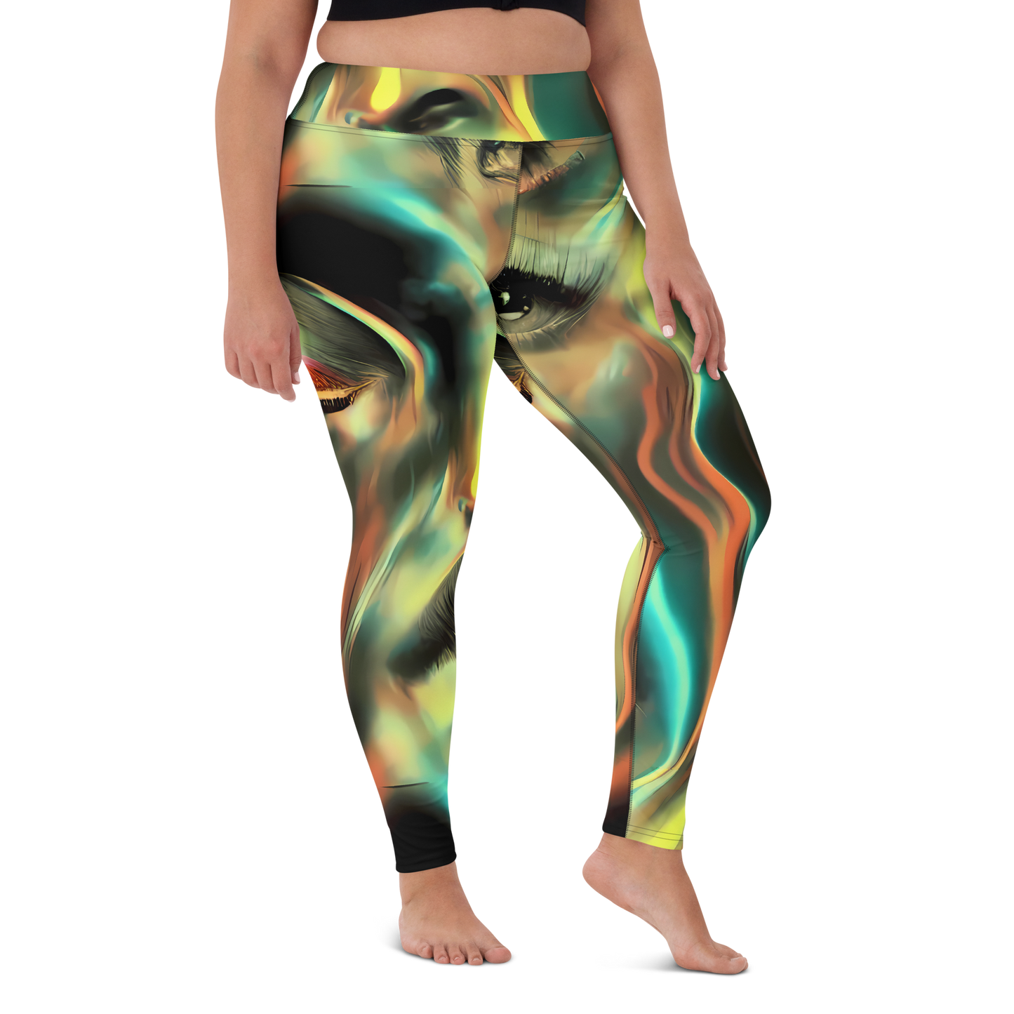 Yoga Leggings - Newtonian Visage