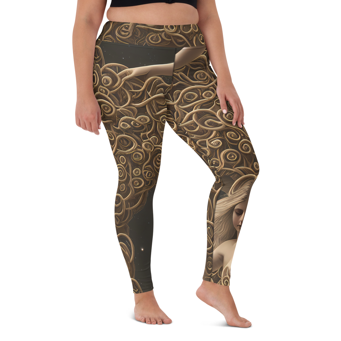 Yoga Leggings - Ether Whorls