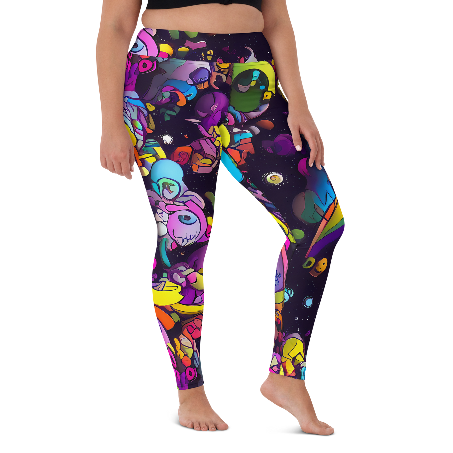 Yoga Leggings - Galactic Playground