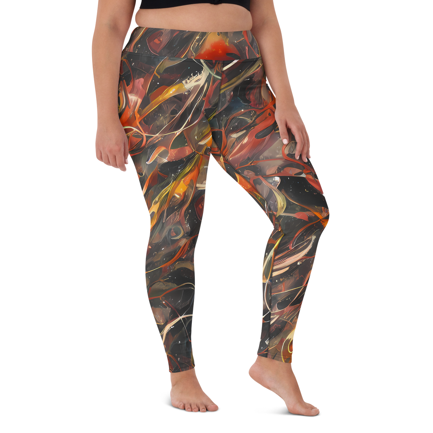 Yoga Leggings - Temporal Vortex