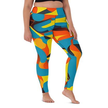 Yoga Leggings - Fragmented Rhapsody