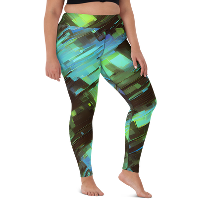 Yoga Leggings - Cyber Shard