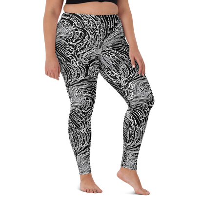 Yoga Leggings - Stellar Tsunami