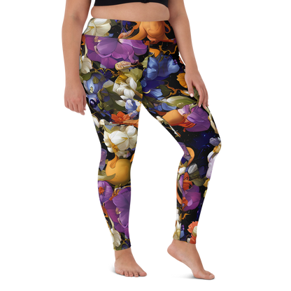 Yoga Leggings - Blooming Cosmos