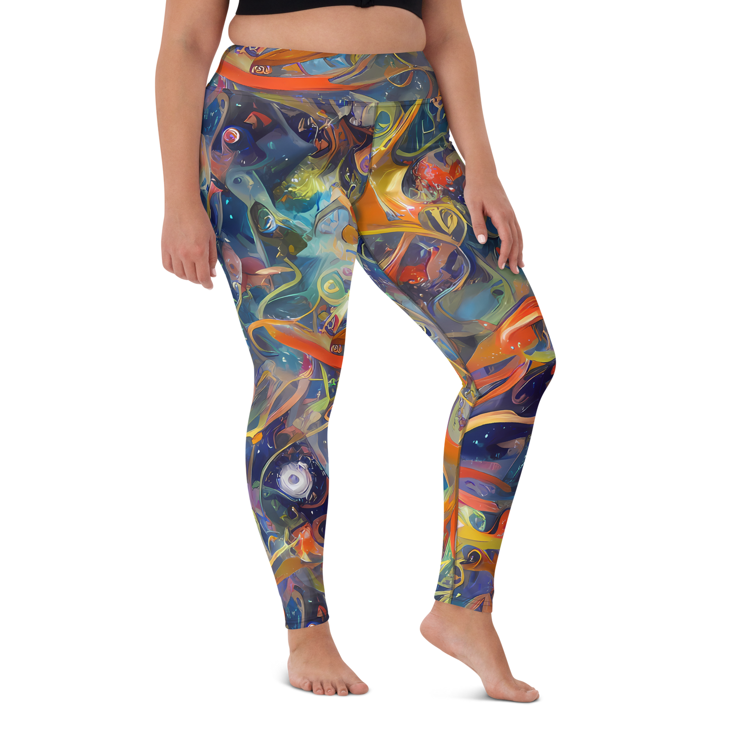 Yoga Leggings - Spectral Swathe