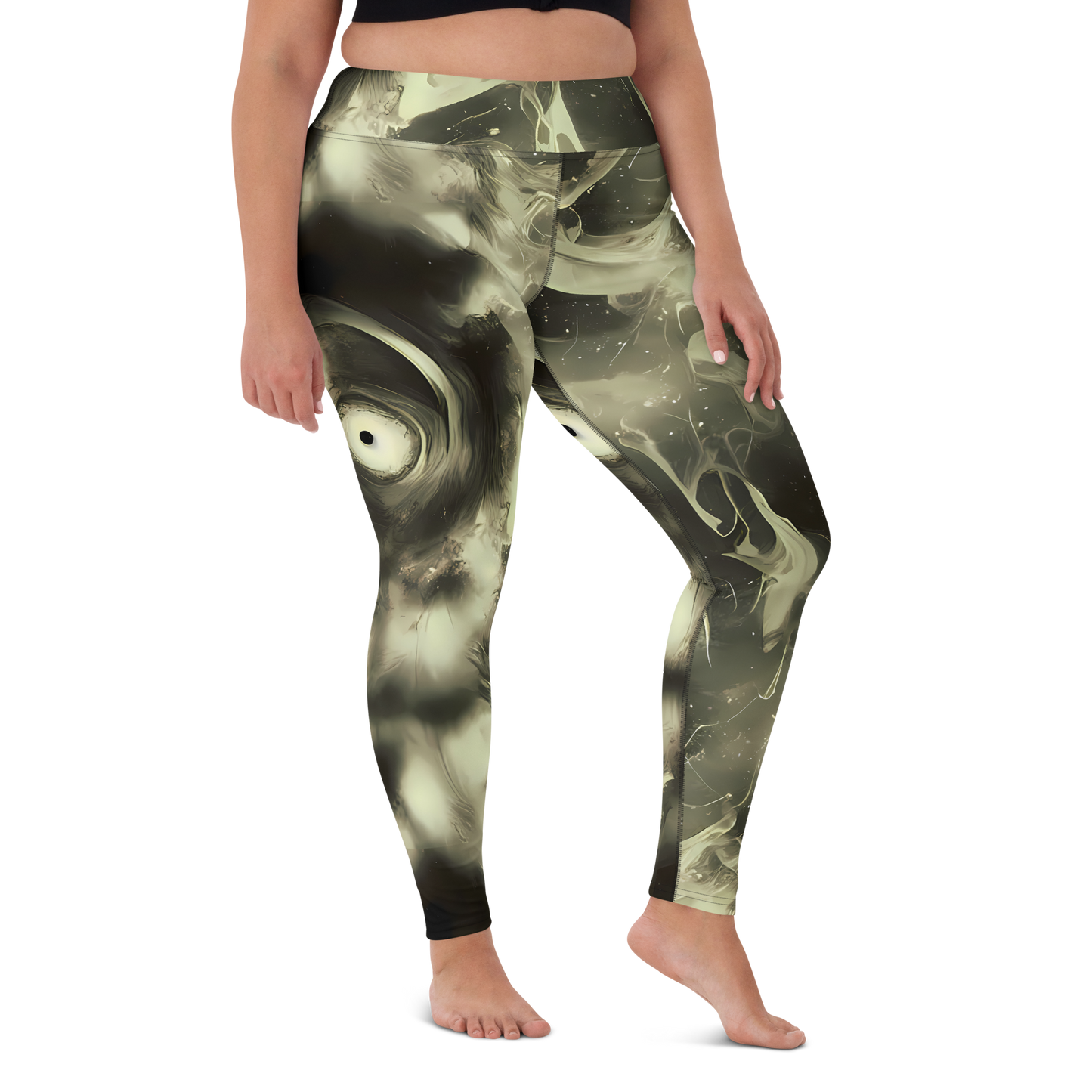 Yoga Leggings - Biomech Whirl