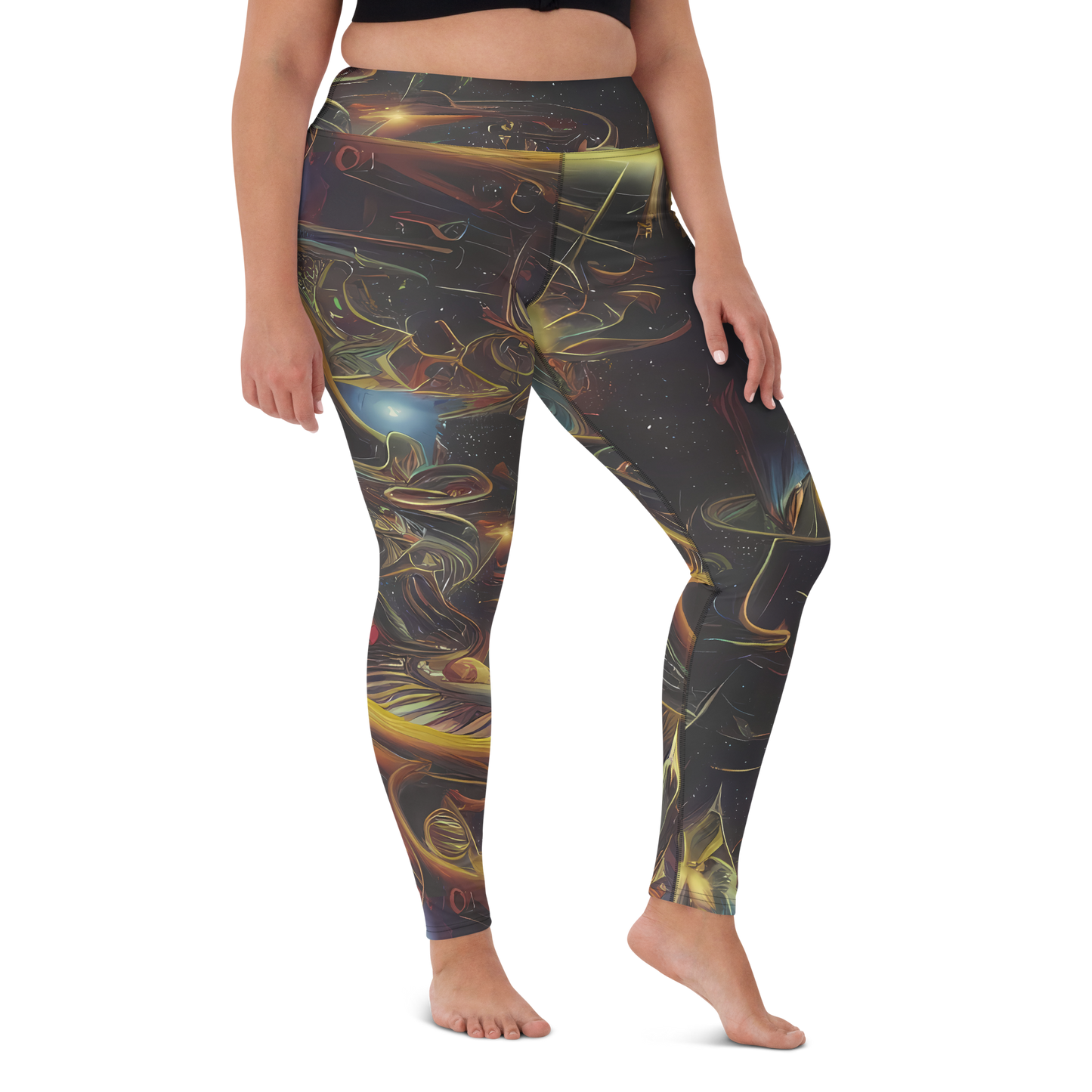 Yoga Leggings - Galactic Swirl