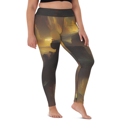 Yoga Leggings - Solar Torrent