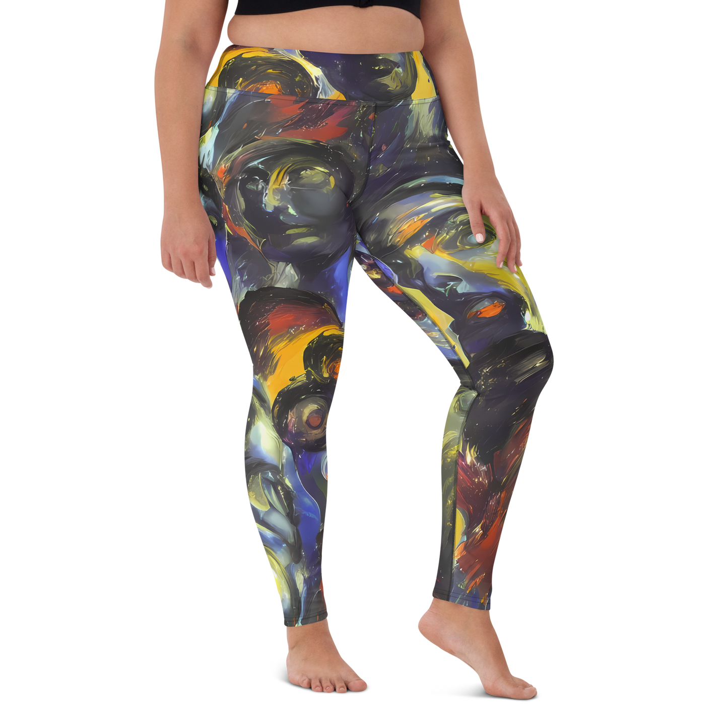 Yoga Leggings - Corinthian Gaze