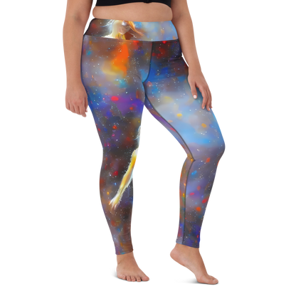 Yoga Leggings - Impressionist Drift