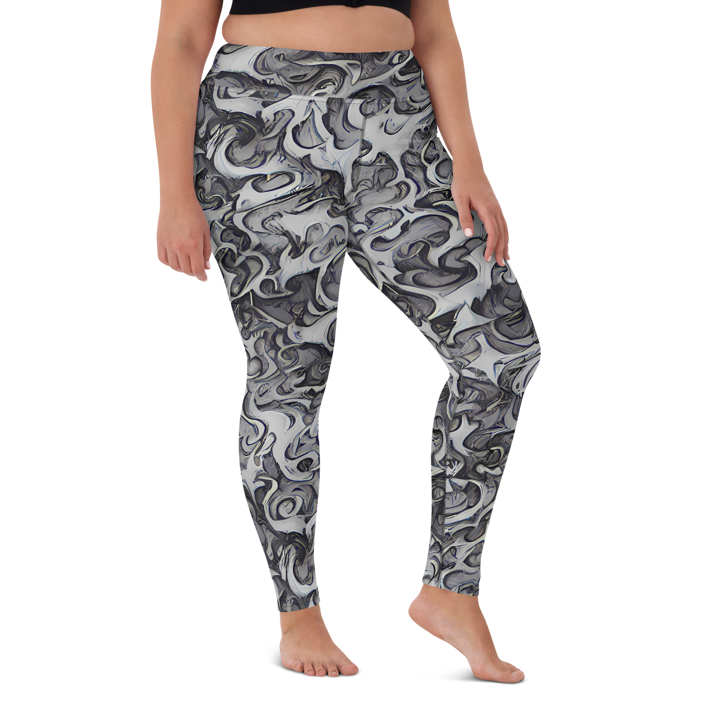 Yoga Leggings - Mashburn Swirls