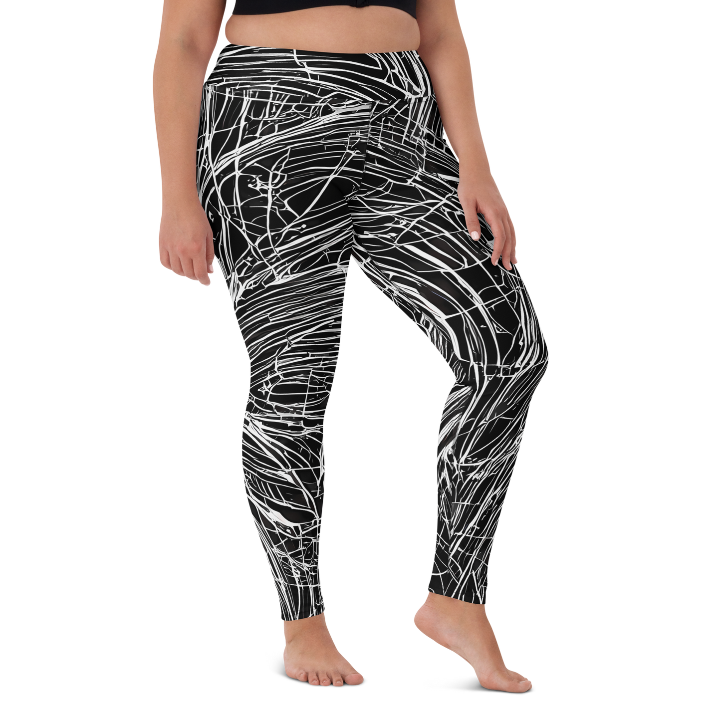 Yoga Leggings - Biomech Spiral