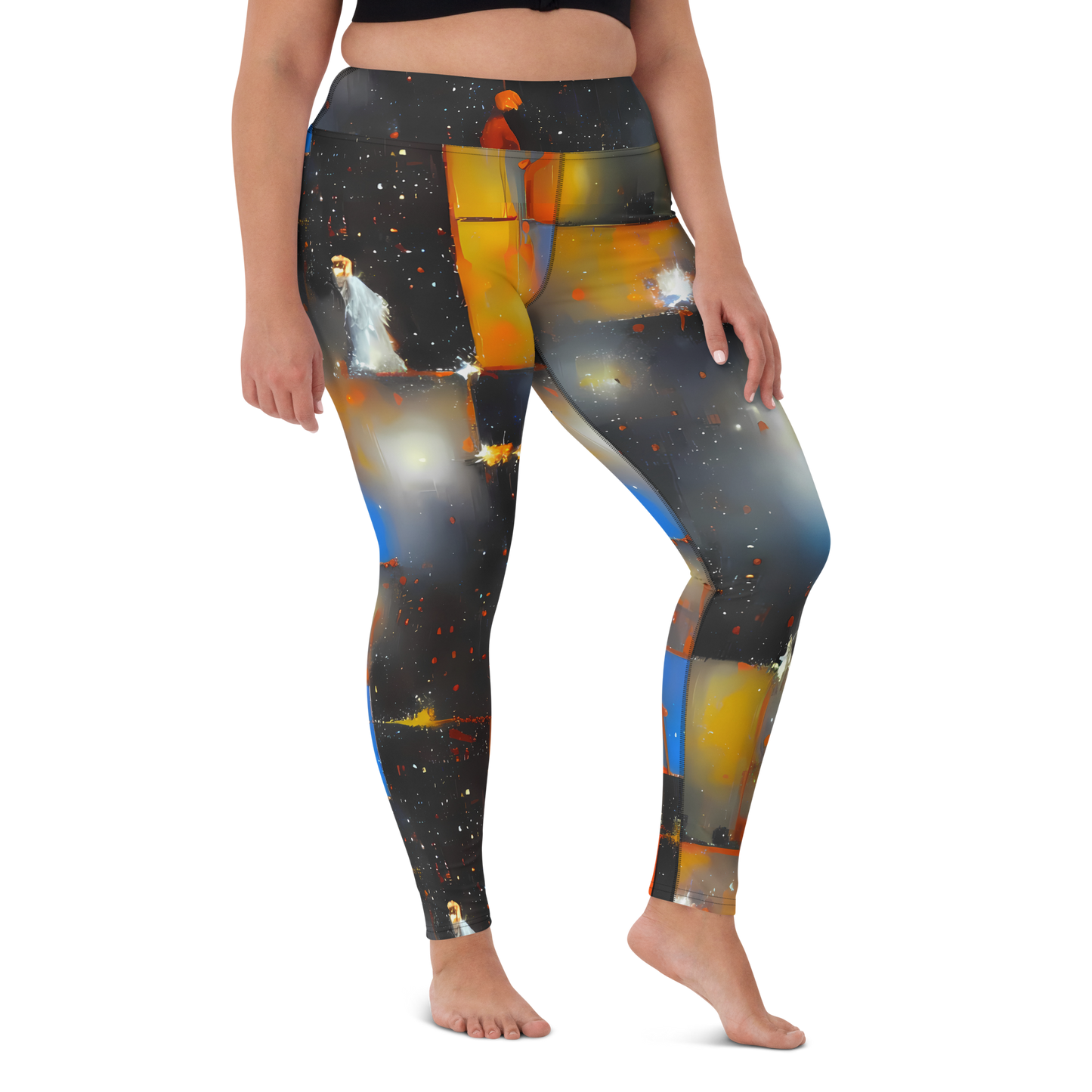 Yoga Leggings - Monet's Matrix