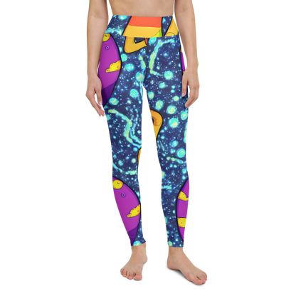 Yoga Leggings - Cosmic Siblings