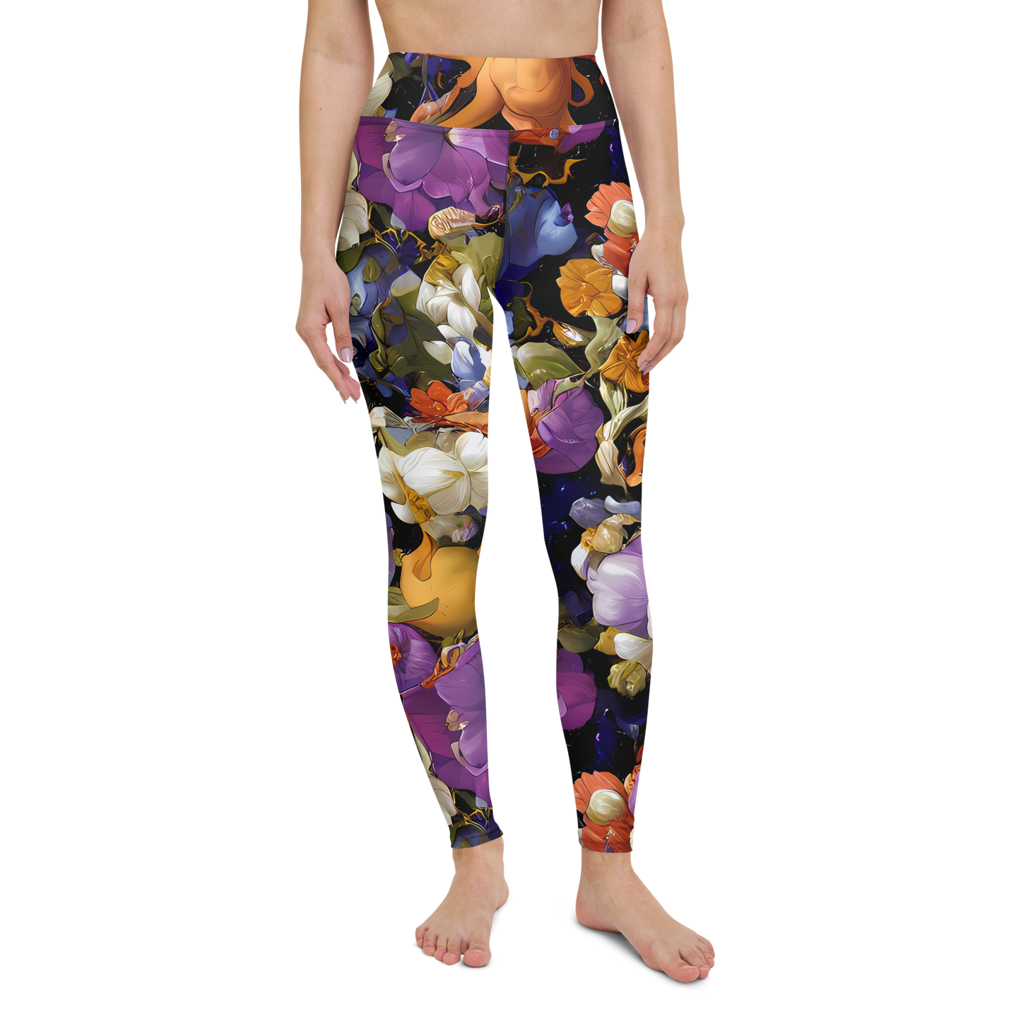 Yoga Leggings - Blooming Cosmos