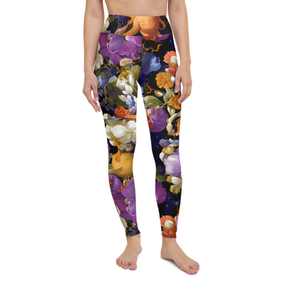 Yoga Leggings - Blooming Cosmos