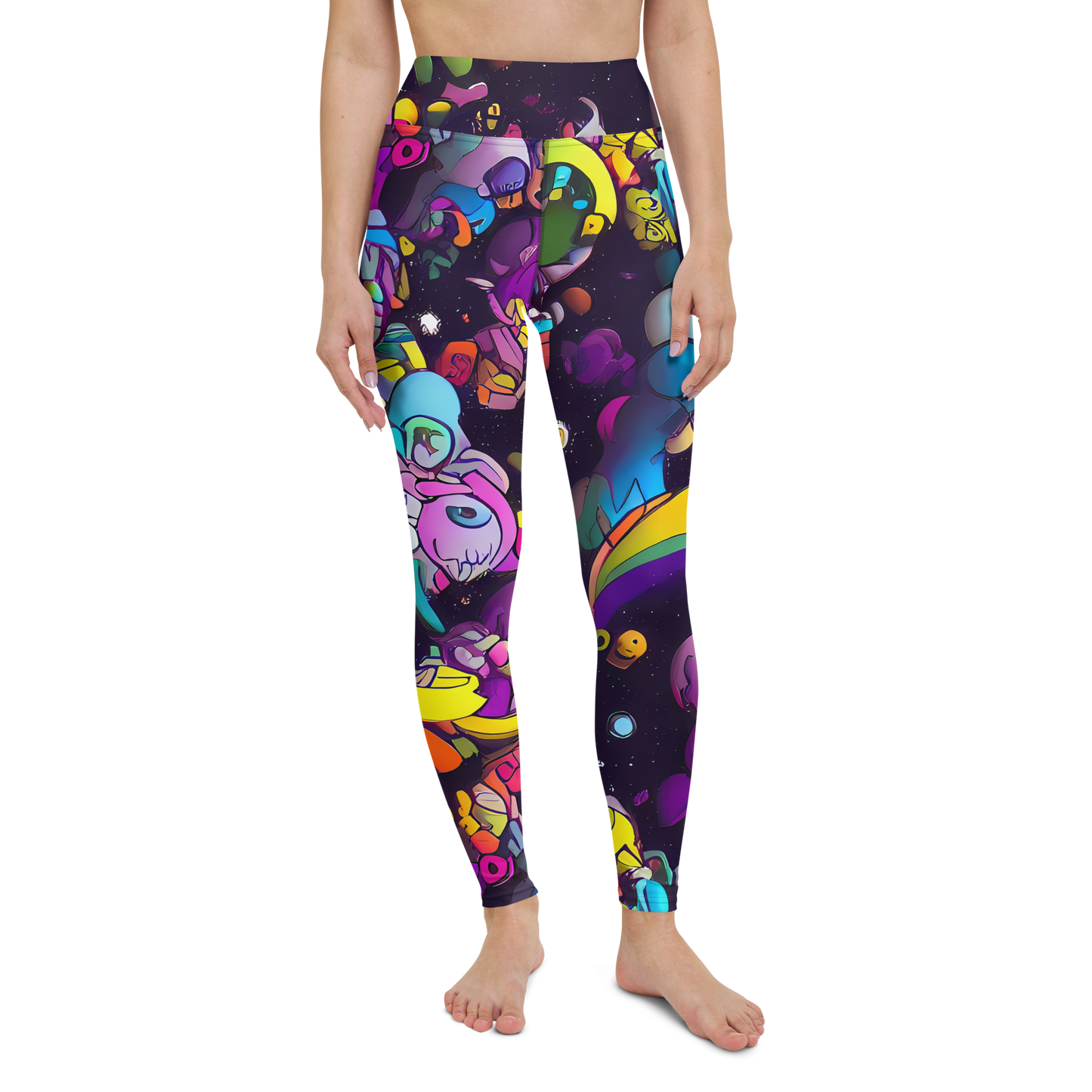 Yoga Leggings - Galactic Playground