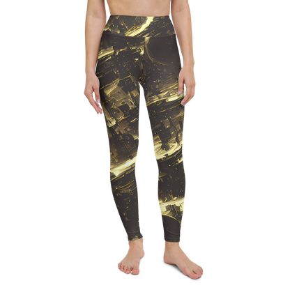 Yoga Leggings - Oceanic Echo