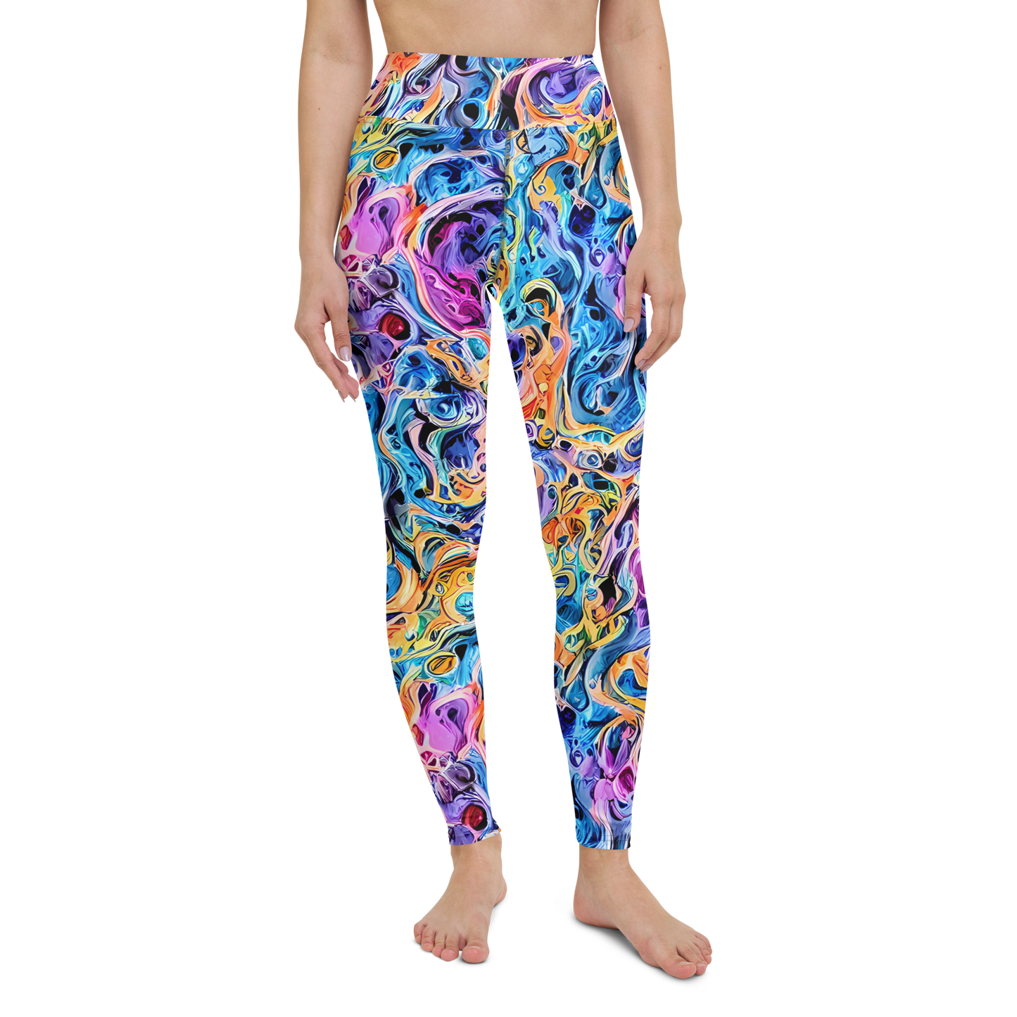 Yoga Leggings - Rococo Vortex