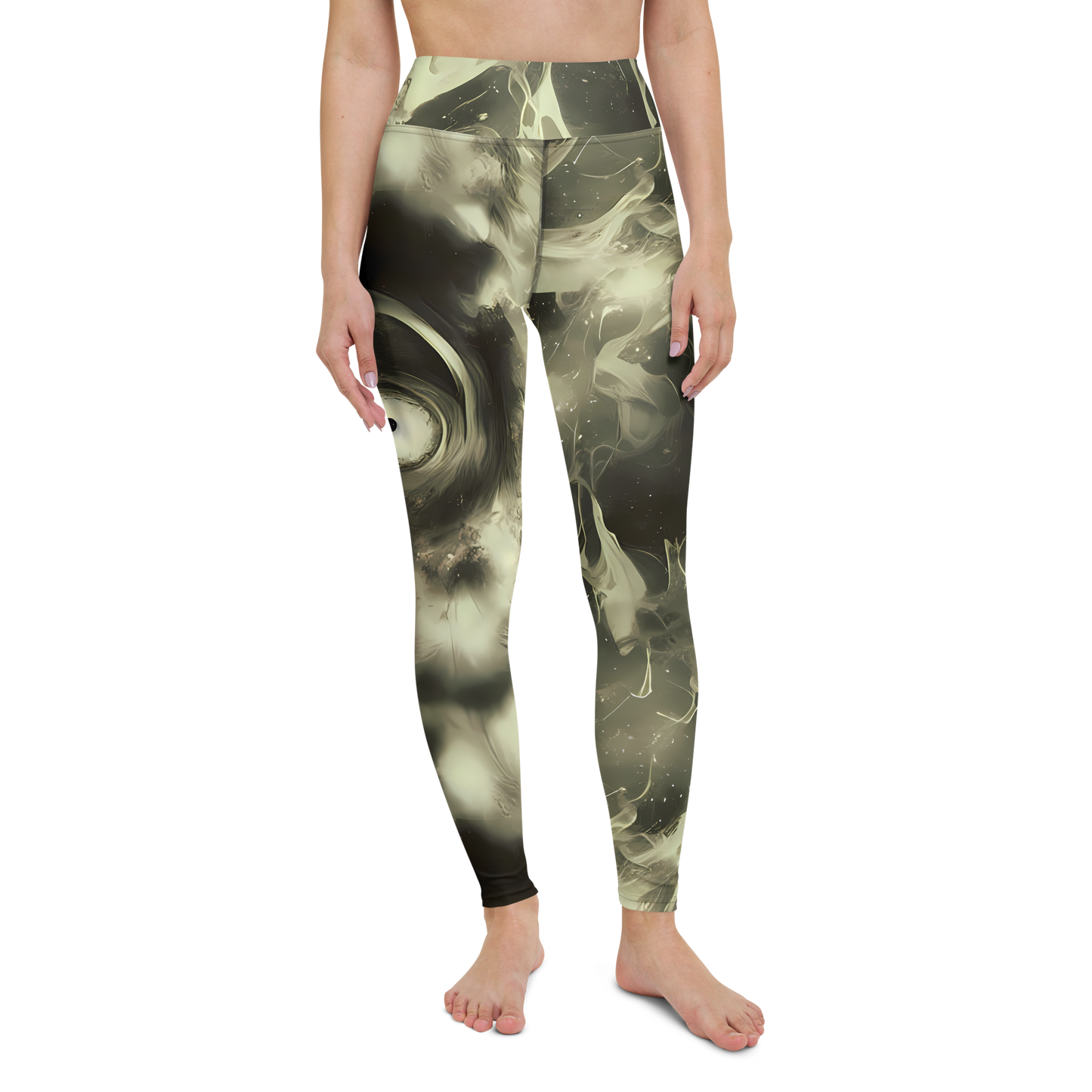 Yoga Leggings - Biomech Whirl