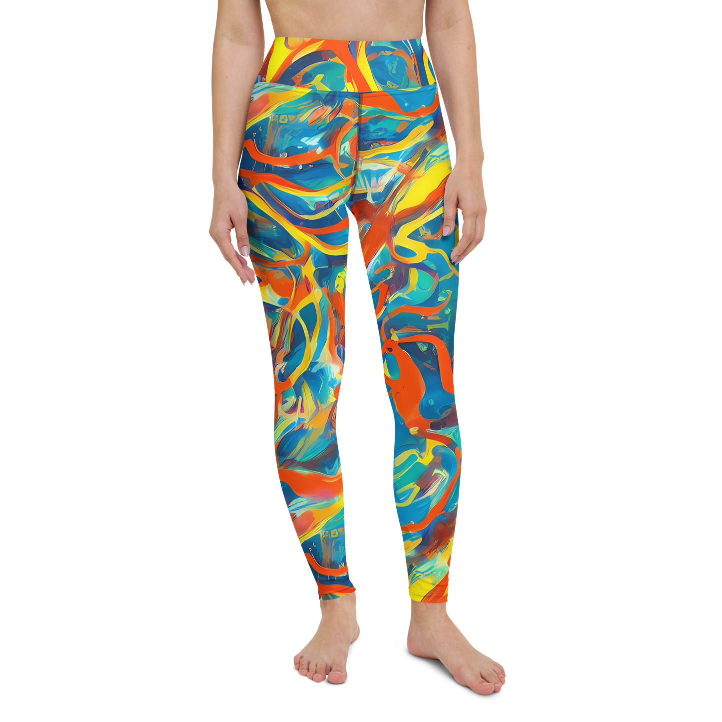 Yoga Leggings - Chromatic Fusion