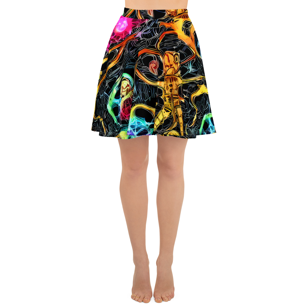 Skater Skirt - Psychedelic Pulsar