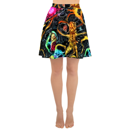 Skater Skirt - Psychedelic Pulsar