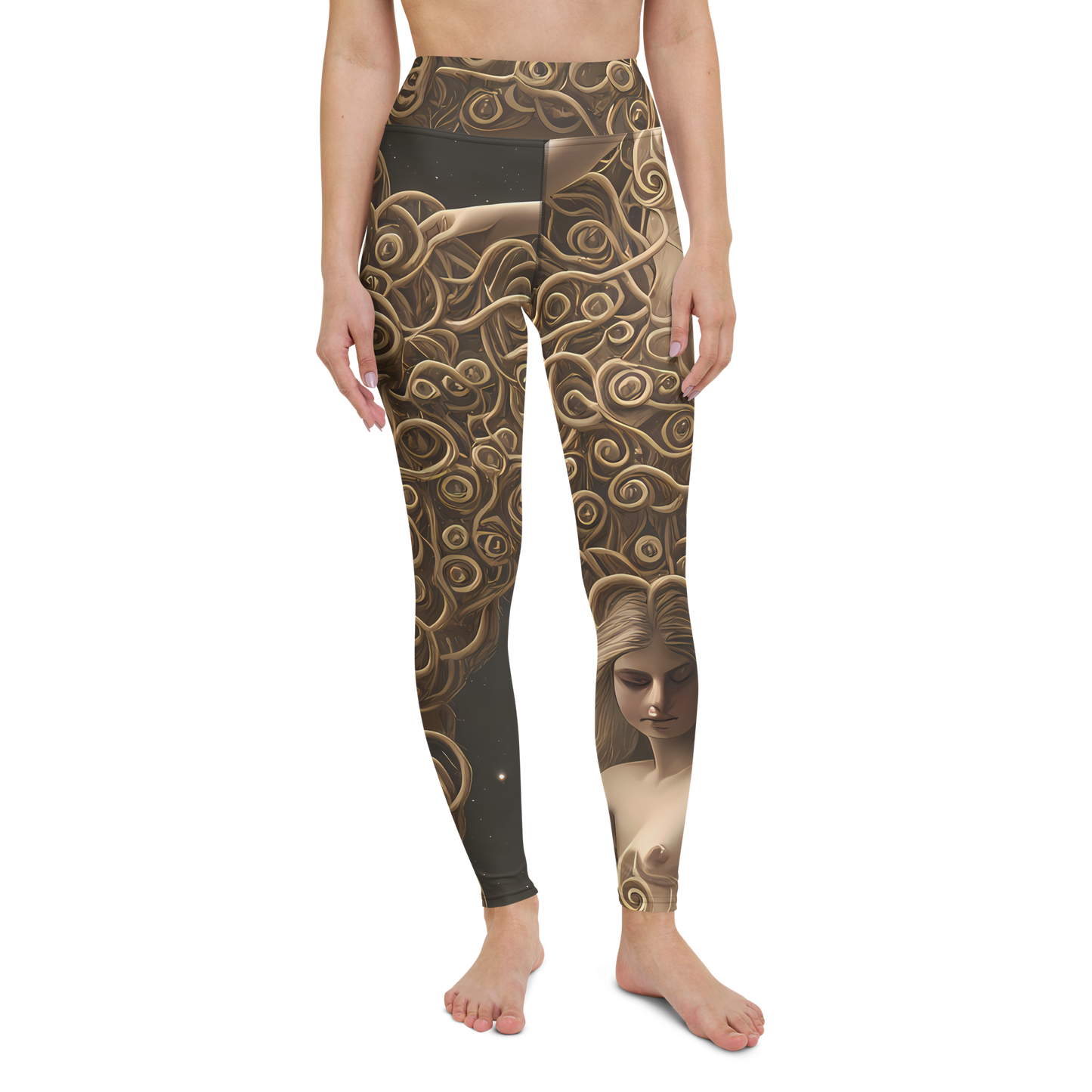 Yoga Leggings - Ether Whorls