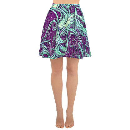 Skater Skirt - Temple Swirls